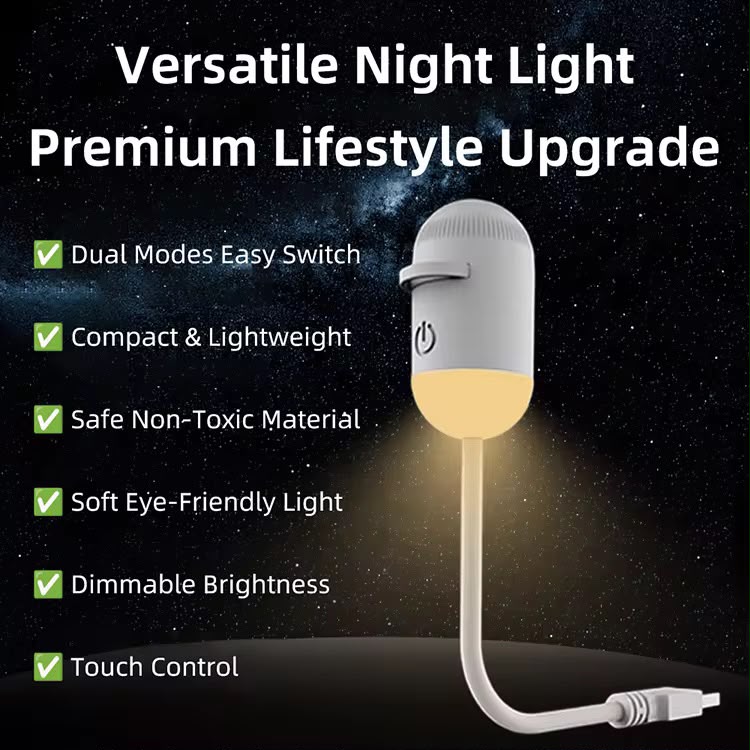 USB Galaxy star projector night light (4 slides)